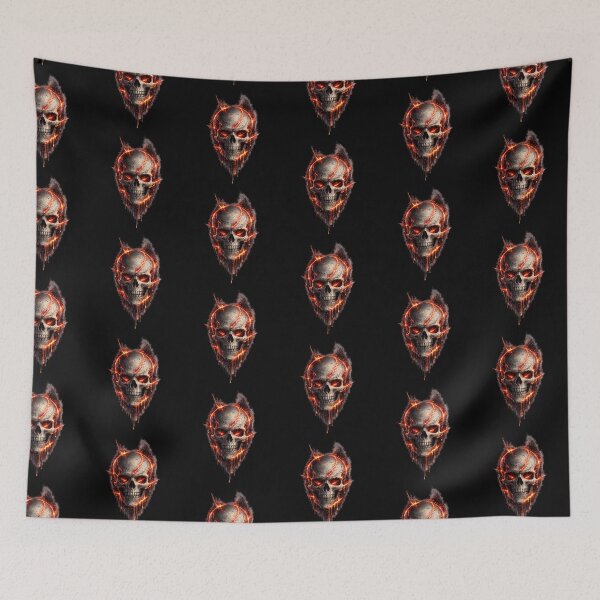 Item preview, Fire Skull – Fire Red Skull Street Art designed and sold by Designjeen.