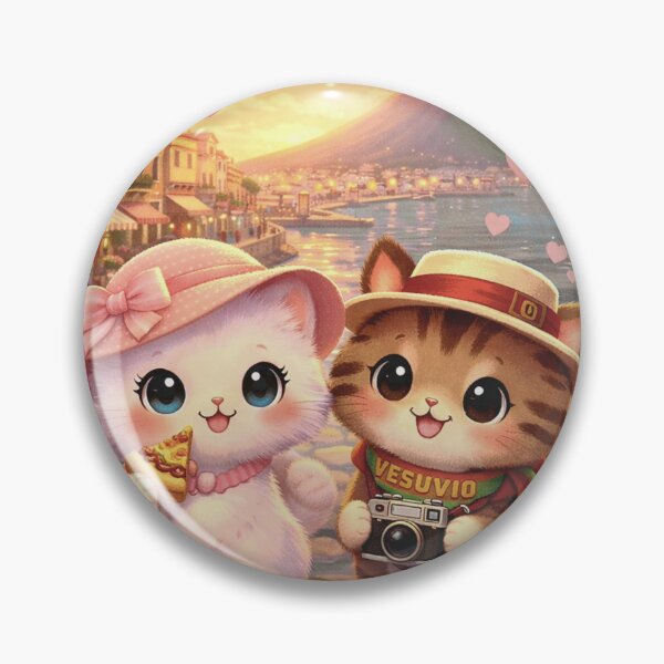 Item preview, Romantic Naples Cats & Vesuvio Adventure. designed and sold by Lylysun.