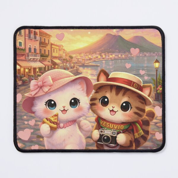 Item preview, Romantic Naples Cats & Vesuvio Adventure. designed and sold by Lylysun.