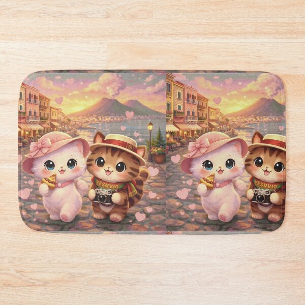 Item preview, Romantic Naples Cats & Vesuvio Adventure. designed and sold by Lylysun.