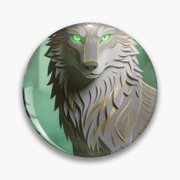 Item preview, Lobo de ojos esmeralda designed and sold by GhostLineV.