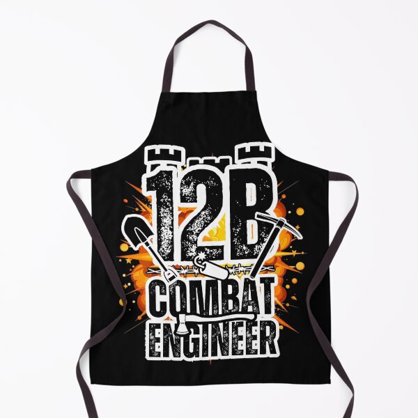 Item preview, 12B Combat Engineer Castle Top – Explosive Army MOS Design with Tools for Soldiers, Veterans & Military Supporters Distressed Black Font designed and sold by GFamilyC.
