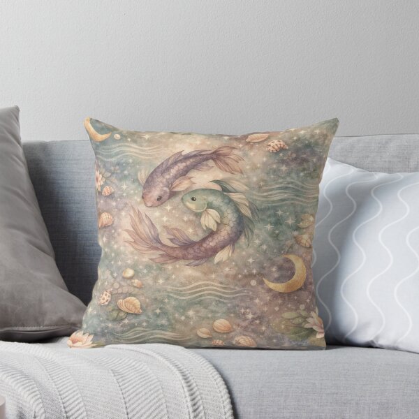 Item preview, Pisces Zodiac Watercolor Pattern designed and sold by GenX369.