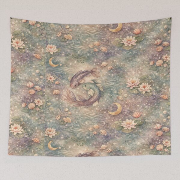 Item preview, Pisces Zodiac Watercolor Pattern designed and sold by GenX369.