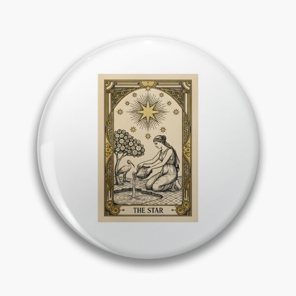 Item preview, The Star Celestial Hope Vintage Tarot Art designed and sold by Kvarny.
