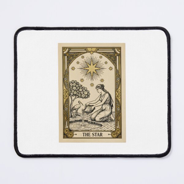 Item preview, The Star Celestial Hope Vintage Tarot Art designed and sold by Kvarny.