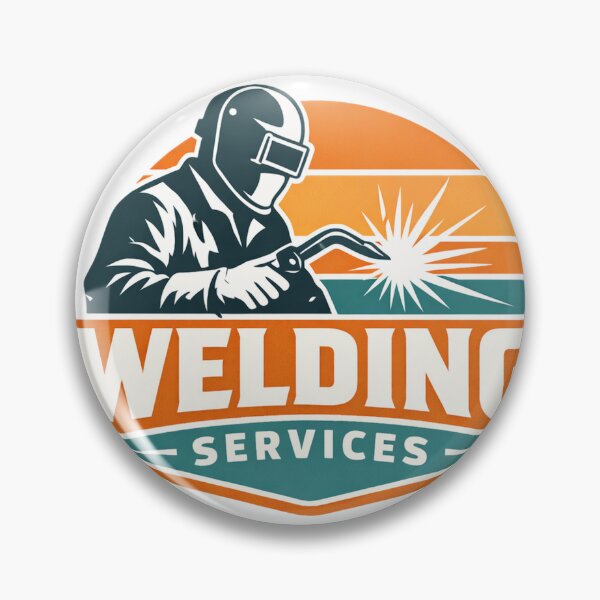 Item preview, Vintage Welding Services Sunset Emblem designed and sold by LightPrintsCo.
