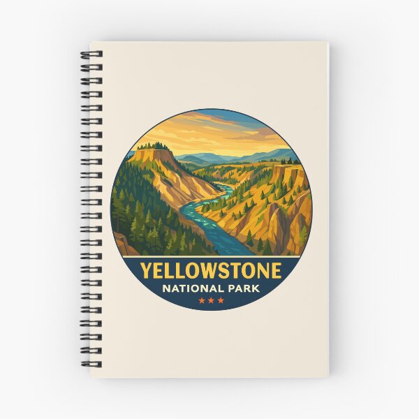 Item preview, Yellowstone National Park Retro Geyser Wildlife, Wyoming US designed and sold by Gideon Emmerich.