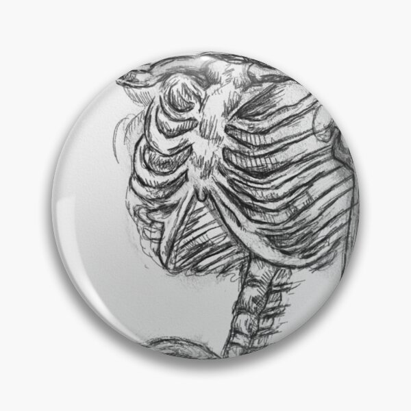 Item preview, black and white skeleton anatomy  designed and sold by Neon2.