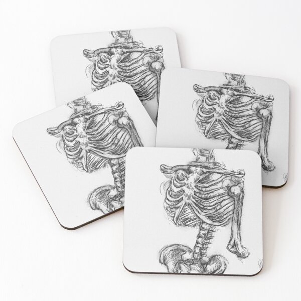 Item preview, black and white skeleton anatomy  designed and sold by Neon2.