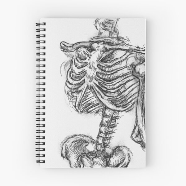 Item preview, black and white skeleton anatomy  designed and sold by Neon2.