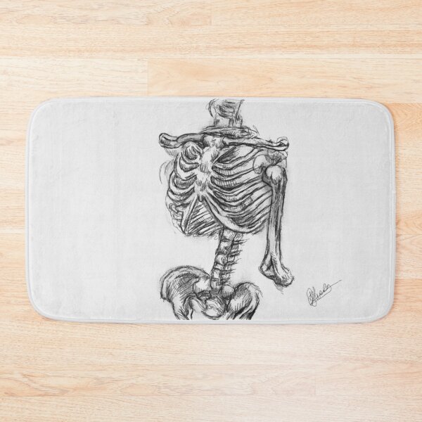 Item preview, black and white skeleton anatomy  designed and sold by Neon2.