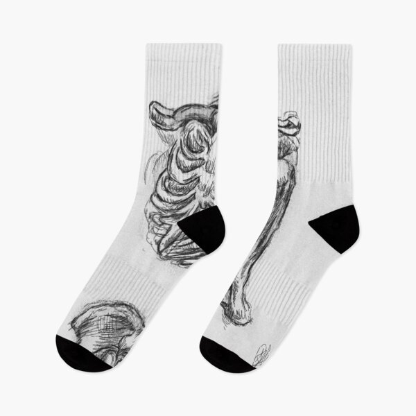 Item preview, black and white skeleton anatomy  designed and sold by Neon2.