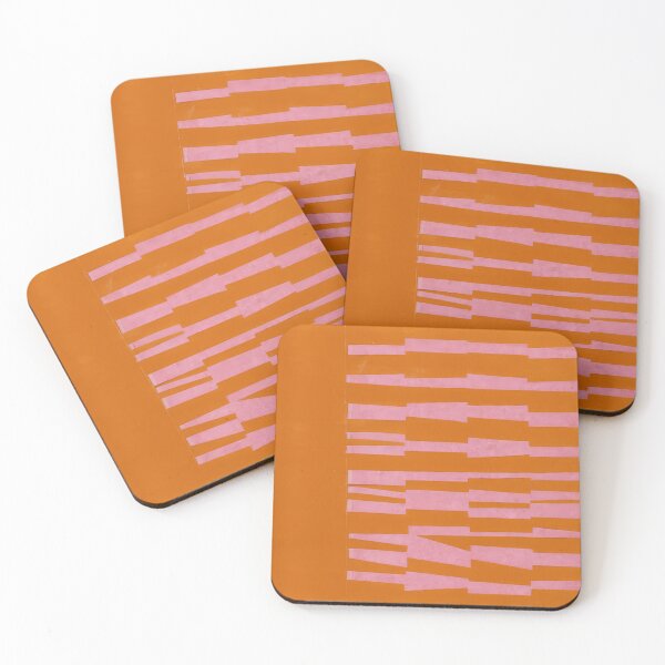 Item preview, pink and orange from the series line form color 1951  - Ellsworth Kelly   designed and sold by nebelimr.
