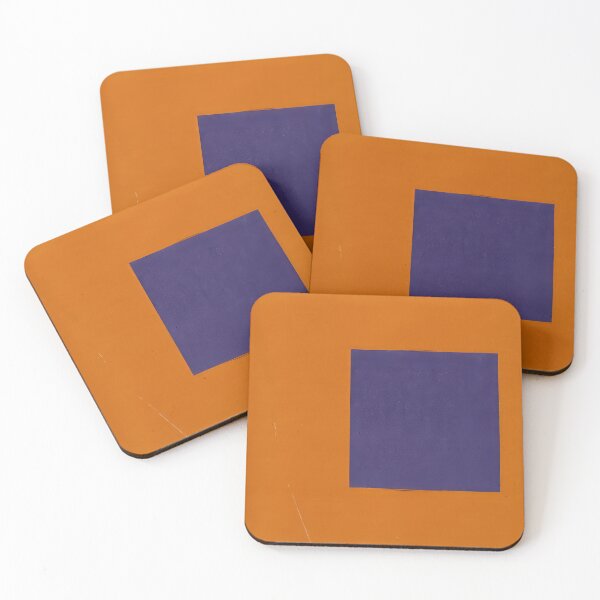 Item preview, purple and orange from the series line form color 1951  - Ellsworth Kelly   designed and sold by nebelimr.