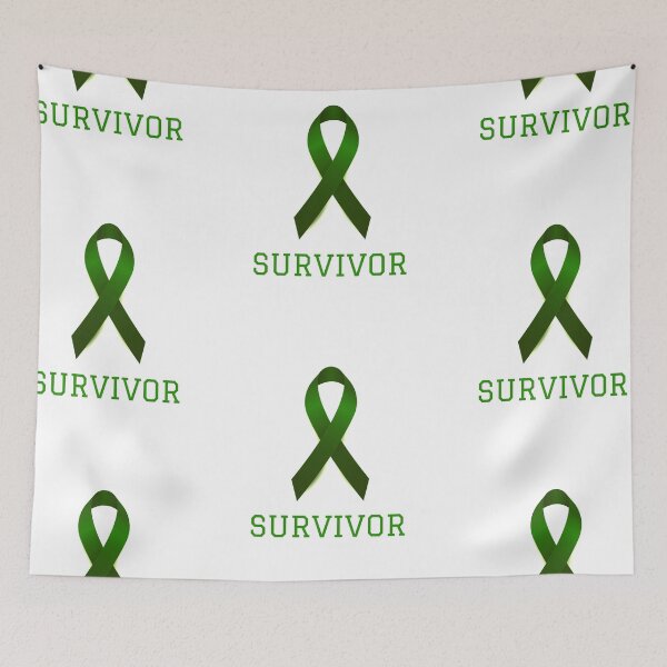 Item preview, Liver Cancer Survivor Gift Green Ribbon Gallbladder Awareness designed and sold by treasures83.