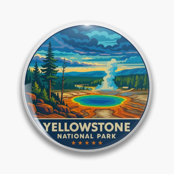 Item preview, Yellowstone National Park Geyser Wildlife, Wyoming US designed and sold by Gideon Emmerich.