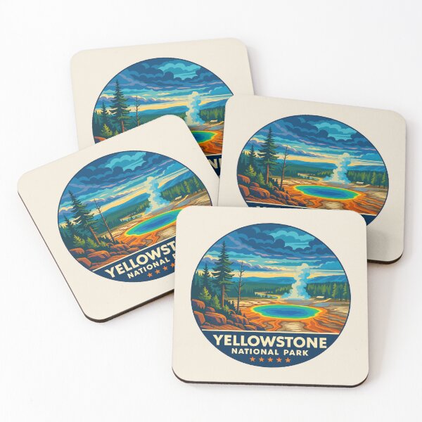 Item preview, Fauna y flora del géiser del Parque Nacional de Yellowstone, Wyoming, EE. UU. designed and sold by Gideon Emmerich.