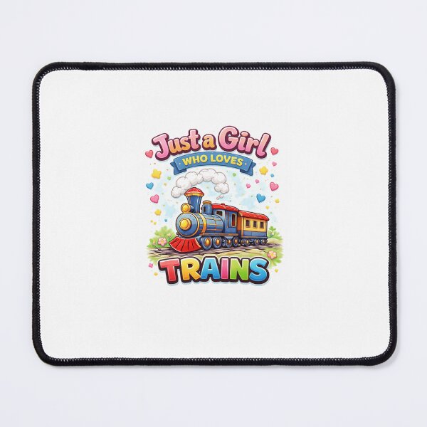Item preview, Just A Girl Who Loves Trains designed and sold by edorssom.
