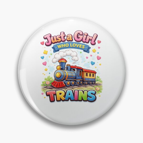 Item preview, Just A Girl Who Loves Trains designed and sold by edorssom.
