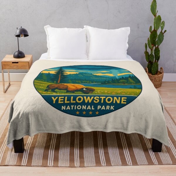 Item preview, Yellowstone National Park Geyser Wildlife Wyoming, US Bison designed and sold by Gideon Emmerich.