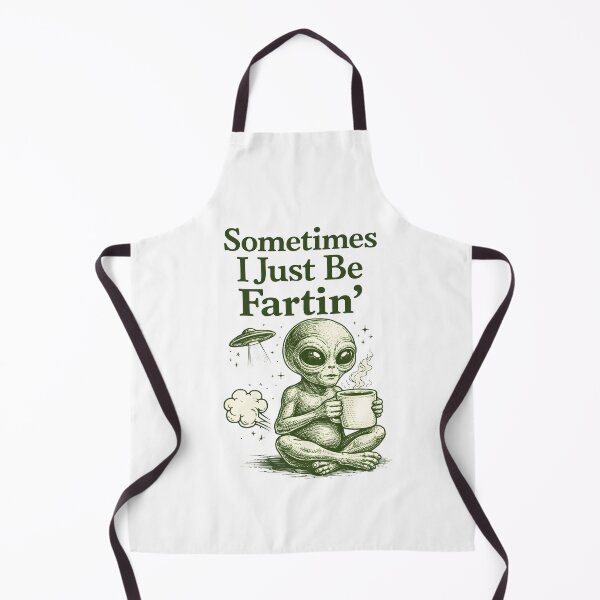 Item preview, Sometimes I Just Be Fartin’ Alien – Funny UFO Coffee Vintage Design designed and sold by Senkov.