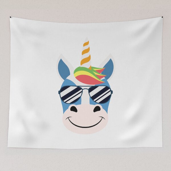 Item preview, Cute Magical Unicorn With Shades designed and sold by Captain Creative.