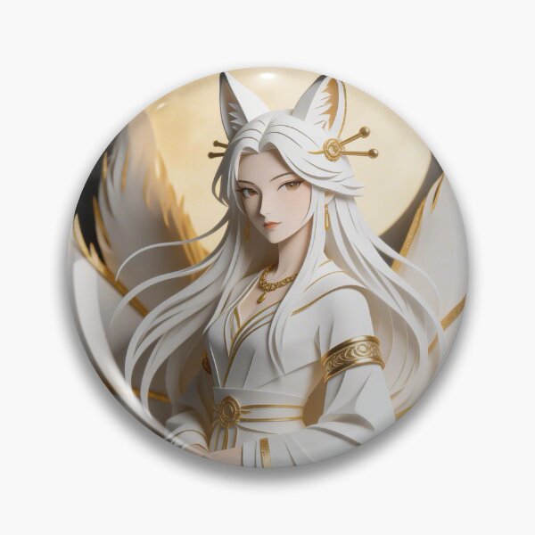 Aperçu de l'œuvre Kitsune Gardien à Neuf Queues créée et vendue par GhostLineV.