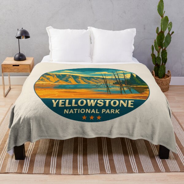 Item preview, Yellowstone National Park Geyser Wildlife Wyoming designed and sold by Gideon Emmerich.