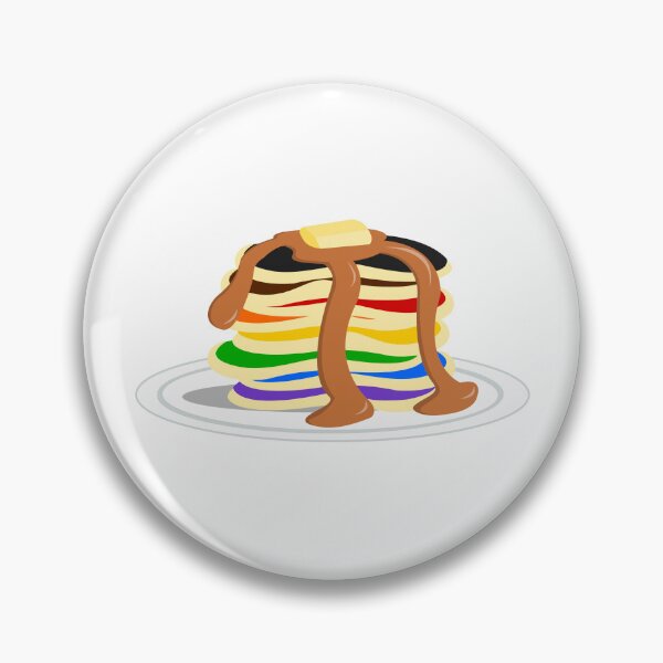Item preview, Stack of Pancakes Philly Rainbow Pride Flag designed and sold by HarveyHandcraftsandDesigns.