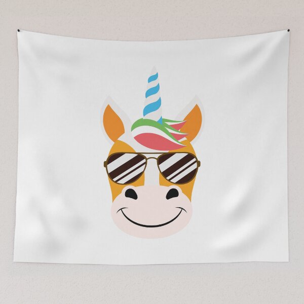Item preview, Cute Magical Unicorn With Shades designed and sold by Captain Creative.