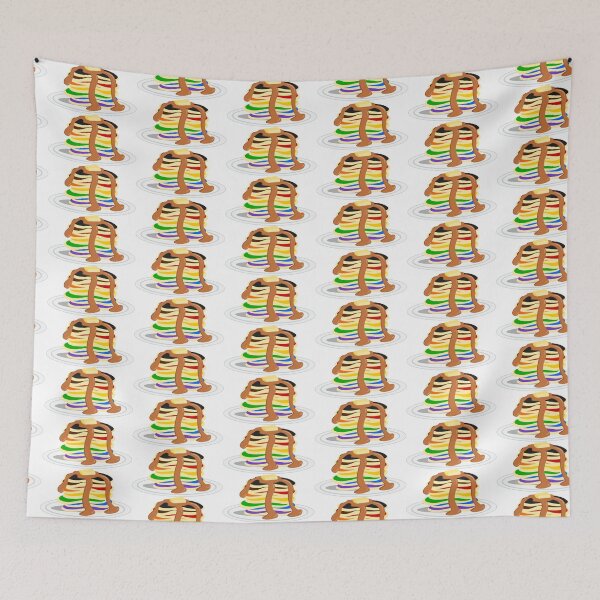 Item preview, Stack of Pancakes Philly Rainbow Pride Flag designed and sold by HarveyHandcraftsandDesigns.