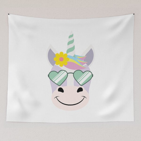 Item preview, Cute Magical Unicorn With Shades designed and sold by Captain Creative.