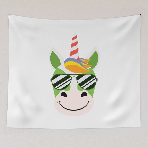 Item preview, Cute Magical Unicorn With Shades designed and sold by Captain Creative.