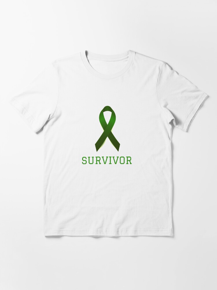 Winged green ribbon liver cancer awareness Women's T-Shirt