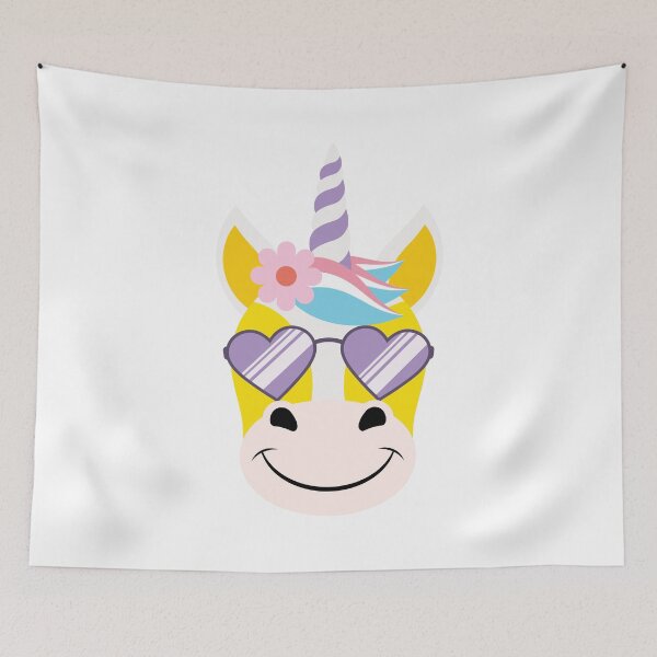 Item preview, Cute Magical Unicorn With Shades designed and sold by Captain Creative.