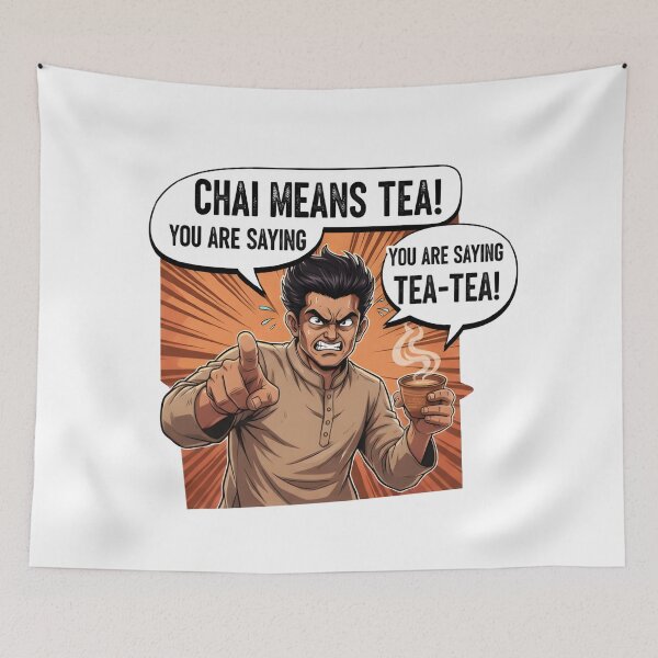 Item preview, Stop Saying Chai Tea Funny Indian Meme designed and sold by RickyStick.