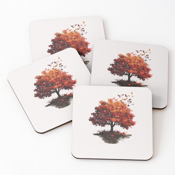 Item preview, Autumn Tree – Flight of Living Leaves designed and sold by CreatureAnimals.