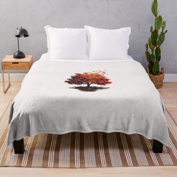 Item preview, Autumn Tree – Flight of Living Leaves designed and sold by CreatureAnimals.