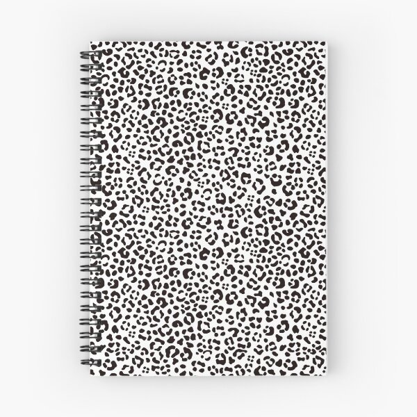 Item preview, Black & White Wild Cat Leopard Animal Print designed and sold by RetroMaggie.