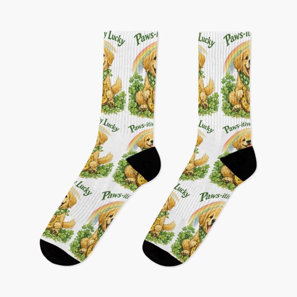 Item preview, Paws-itively Lucky - St. Patrick's Day Puppy designed and sold by DigitalGlade.