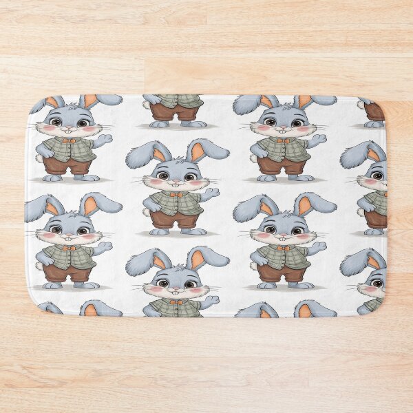 Item preview, Playful Bunny in Brown Pants Artwork  designed and sold by NivyasArtistry.