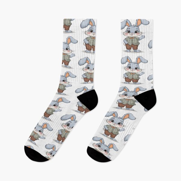 Item preview, Playful Bunny in Brown Pants Artwork  designed and sold by NivyasArtistry.