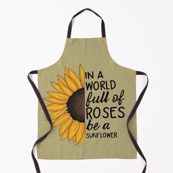 Item preview, A World Full Of Roses Be A Sunflower - Positive Typography designed and sold by GunnuDesigns.