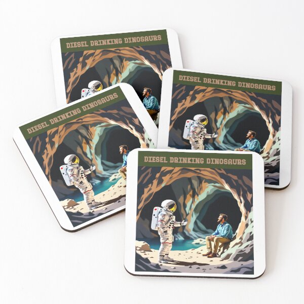 Item preview, An astronaut arrives designed and sold by Diesel Drinking Dinosaurs.