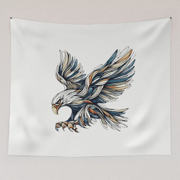 Item preview, Abstract Eagle, Tattoo Style Water Colour designed and sold by Gaborai.