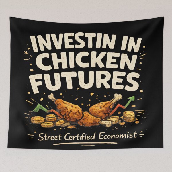 Item preview, Investing in Chicken Futures – Street Certified Economist Funny Food Finance Design designed and sold by LineLoo.