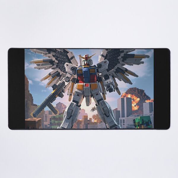 Item preview, Mobile Suit Gundam in Minecraft… and It’s INSANE?? designed and sold by MangaVersePrint.