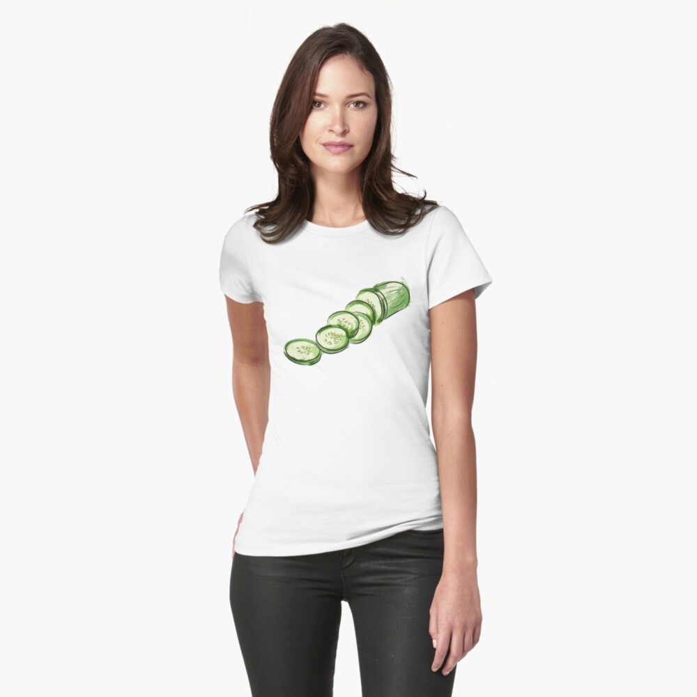 "chopped cucumber" Tshirt by kimtangdesign Redbubble