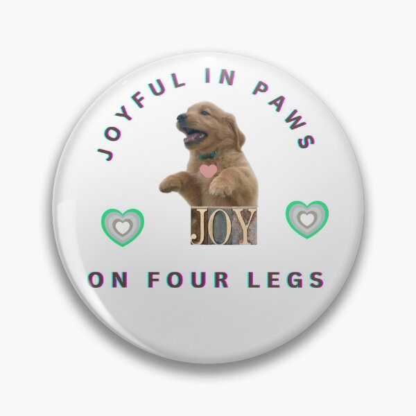 Item preview, Joyful in Paws. On four legs designed and sold by Retriever Dog Tribe.